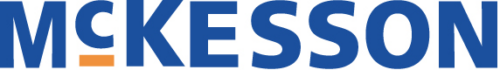 McKesson company logo with blue and orange text