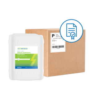 Rx Destroyer RX5.0MB product in white container with box and label