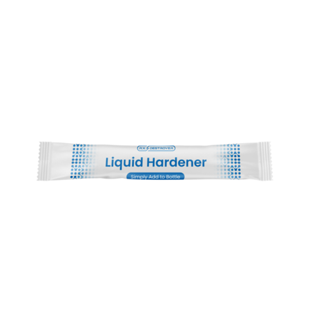 Rx Destroyer RX5 Hardener packet in white sealed pouch