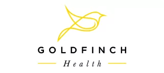 Goldfinch Health logo with yellow finch bird symbol.