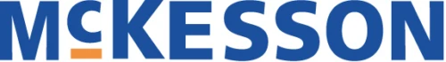 McKesson company logo with blue and orange text