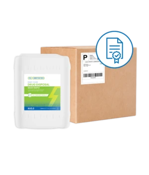 Rx Destroyer RX5.0MB product in white container with box and label